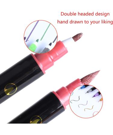 Food Coloring Pens Color Double Sided Edible Food Coloring Marker with Fine and Thick Tip Food Grade Marker Gold - Buy Online on SooperMarket.com