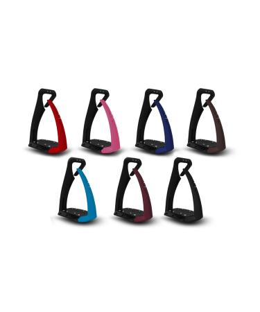 freejump Soft Up Pro Plus Safety Stirrup Irons Navy standard size