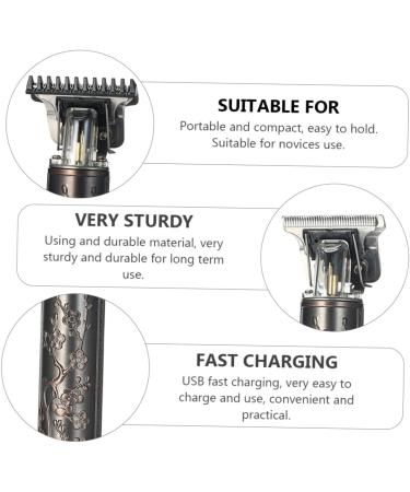 minkissy 1 Set Special Carving Clippers Professional Hair Trimmer Cordless Clippers Hair Grooming Trimmer Hair Grooming Clipper Men's Razor Electronic Component Wooden Electric Scissors Man - Buy Online on SooperMarket.com