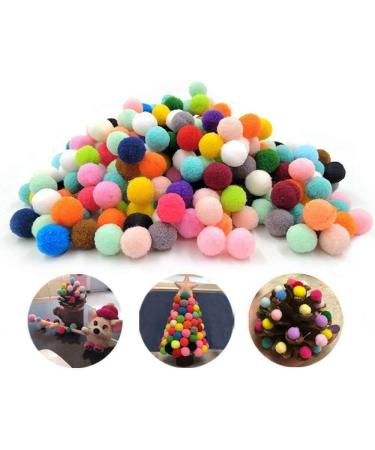 3300pc 1cm Assorted Pompoms Multicolor - Arts & Crafts Fuzzy Pom Poms Balls - Buy Online on SooperMarket.com