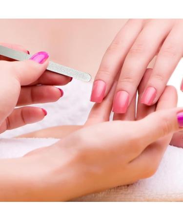Wontool Professional Nail Files - Stainless Steel Manicure Files - Toenail File for Natural Nails Pedicure Tool Nail Care for Home Salon or Travel Use A-12 short - Buy Online on SooperMarket.com