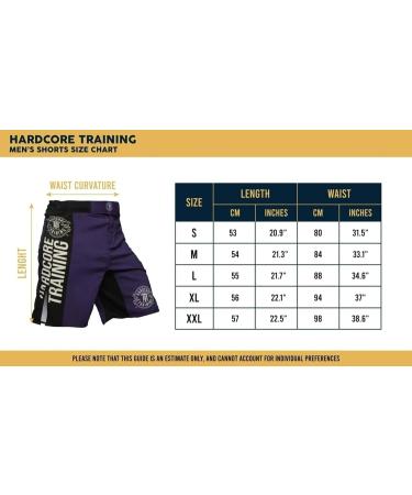 Hardcore Training Night Camo 2.0 Fight Shorts for Men - MMA, Boxing, BJJ, Muay Thai | No Gi Medium Size - Buy Online on SooperMarket.com