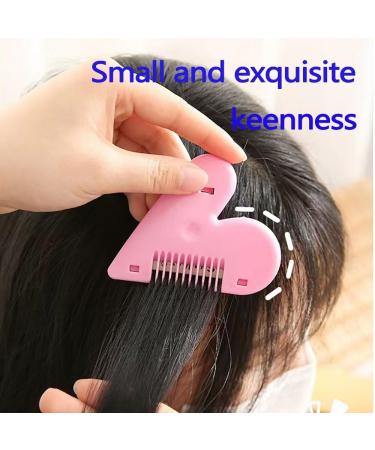 Smilco 2 Pcs Hair Razor Combs - Manual Wig Cutting Tool for Hair Trimming & Styling | Portable Bangs Trimmer for Women - Buy Online on SooperMarket.com