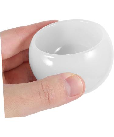 Collbath Razor Foam Shell - Natural Glass Shaving Bowl for Men | Multi-Purpose Decorative Shaving Container - Buy Online on SooperMarket.com