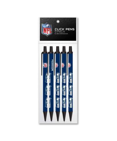 Pro Specialties Group Seattle Seahawks Retractable Click Pens - 5 Pack