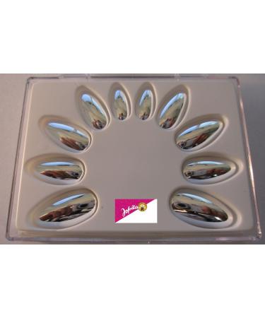 Jofrika artificial NAILS fingernails metallic carnival artificial nails