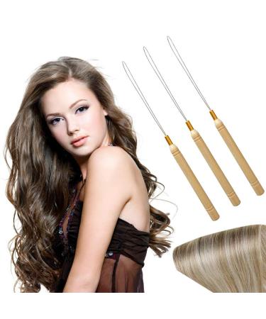Gobesty 10pcs Hair Extension Loop Needle Threader & Beading Tool - Perfect for Hair & Feather Extensions | International Shipping Available - Buy Online on SooperMarket.com