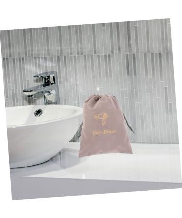 FOYTOKI 2pcs Velvet Bag Hair Dryer Bag Hair Dryer Organizer Storage Bag for Hair Dryer Hair Blow Dryer Bag Hair Dryer Fabric Bag Drawstring Fabric Bags Drawstring Storage Bag - Buy Online on SooperMarket.com