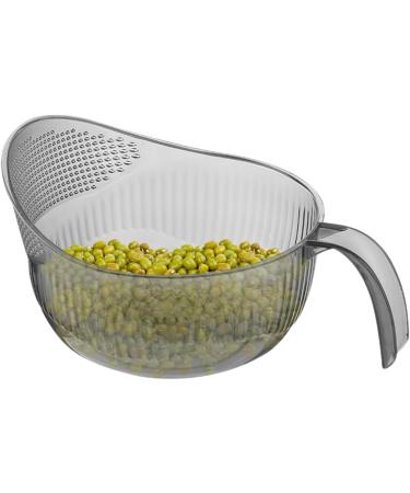 HMLTD Drain Basket - Multi-Purpose Bowl Strainer with Multi Fine Holes | Kitchen Utensils for Rice Tomatoes Soybeans Peppers Apples Grapes Gray - Buy Online on SooperMarket.com