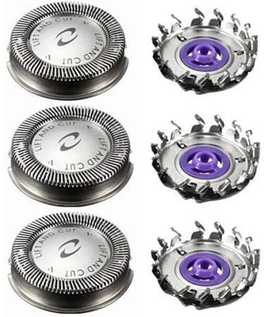 3 Piece Replacement for HQ3 HQ4 HQ55 HQ56 HQ6900 HQ6868 HQ5812 HQ6874 Blade - Buy Online on SooperMarket.com