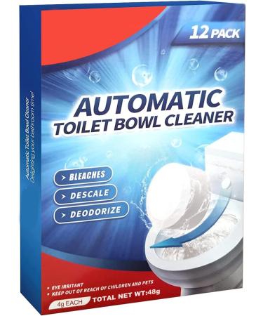 12Pcs Toilet Bowl Cleaner Tablets Toilet Tablets with Bleach for Bathroom Toilet Tank Automatic Toilet Bowl Cleaners Toilet Tank Cleaners Household Toilet Cleaners (12Pcs) - Buy Online on SooperMarket.com