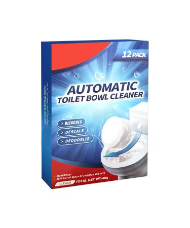 12PCS Box Toilet Cleaning Tablets Toilet Cleaners with Bleach Slow Releasing for Bathroom Toilet Tank