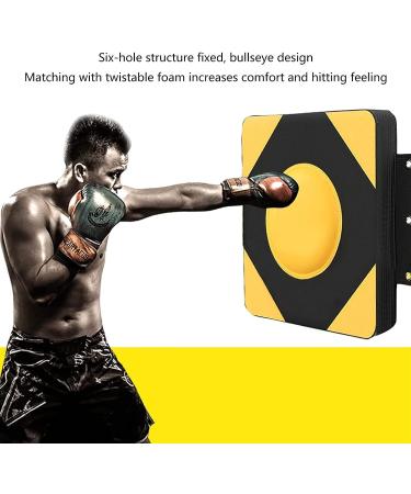 Quiet Punch Doorway Punching Bag - Red | PU Leather, Canvas, High Elastic Sponge Wall Pad for Key Target Training - Buy Online on SooperMarket.com
