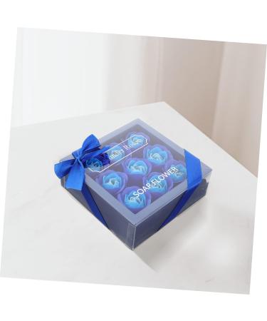 Artibetter 3 Boxes Rose Soap Flower Eternal Rose Bouquet Flower Gifts Rose Gifts Blue Gifts Graduation Party Floral Shower Soap Blue Rose Petals Diy Fake Rose Boxed Gift Box - Buy Online on SooperMarket.com
