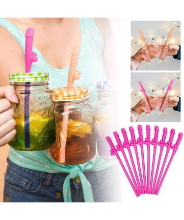 Hen Party Accessories Willy Straws Party Drinking Straws Party Straws Funny Straws P Out Accessories Night Party Girls Skin colored 60pcs - Buy Online on SooperMarket.com