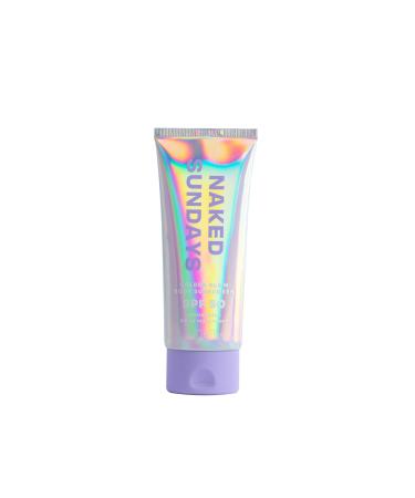 Naked Sundays SPF50 Golden Glow Body Sunscreen Broad Spectrum SPF 50 Sunscreen Glowy Shimmering firming non transfer SPF50 UVA/UVB Body Sunscreen
