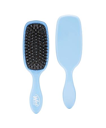 Wet Brush Shine Enhancer Paddle Brush, Sky - Hair Detangler Brush with Ultra Soft Bristles, Infused With Natural Argan Oil, Shiny Detangle & Smooth Hair, Wet or Dry, For All Hair Types