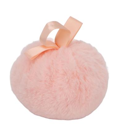 Large Powder Puff Soft Makeup Puff Ball Round Body Powder Pufff with Ribbon Handle for Face and Body Makeup