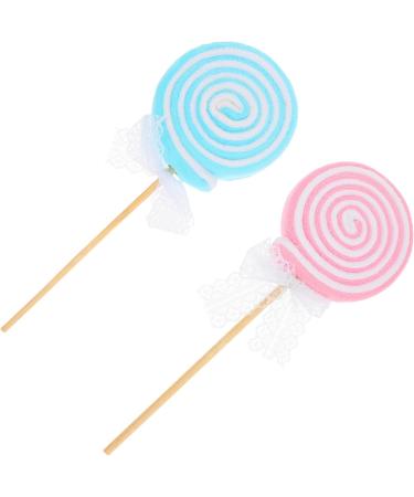Warmhm 4 Pcs Lollipop Cosplay Party Supplies Fairy Accessories Wedding Favors Toy for Kids Princess Fairy Wand Girl Fairy Wand Cake Pop Ornament Wooden Toys Plush Toy Wool Felt Bouquet - Buy Online on SooperMarket.com