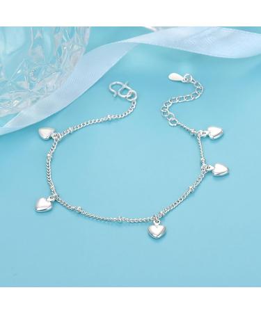 Shop OralGos Custom Heart Charm Bracelets - Stylish Heart Pendants for Daily Wear - International Shipping Available - Buy Online on SooperMarket.com