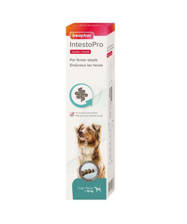 Beaphar | IntestoPro Prebiotic Paste for Medium/Large Dogs ( 15kg) | Aids Digestive Care & Diarrhoea Issues | Firms Faeces | Supports Healthy Gut Function | 2 x 20ml Syringe &gt 15kg 2 x 20ml Syringe