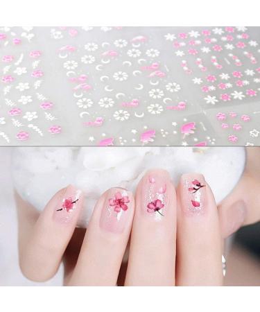 50 Leaves 3D Design Nail Stickers | Self-Adhesive 3D Nail Art for DIY | Perfect for Manicure Phone Cases & Gifts - Buy Online on SooperMarket.com