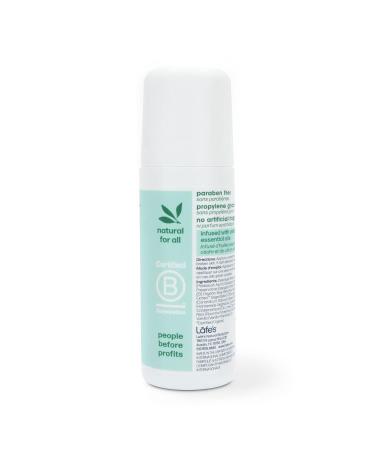 Lafe's Natural Deodorant 3oz Roll-On | Aluminum Free for Men & Women | Paraben & Baking Soda Free | 24-Hour Protection | Cedar & Lime | 2 Pack - Buy Online on SooperMarket.com