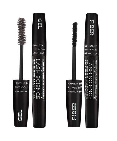 3D Lash Fiber Mascara Dark Brown - Water Resistant Lengthening Tubing Mascara for Volume - Non Toxic Hypoallergenic - Buy Online on SooperMarket.com