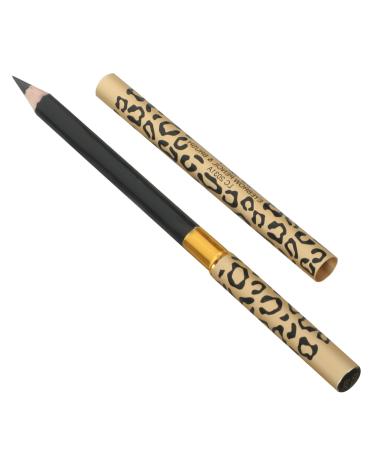 BELLIFFY 2pcs Eyebrow Pencil Brush Gel Black Eyebrow Pencil and Brush Black Eyeliner Pen Puff Eyebrown 1 count (Pack of 1) Black