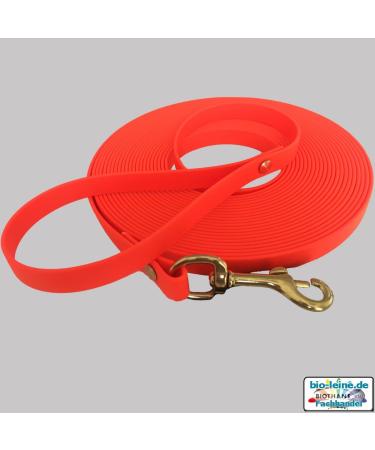Bio-Line Light Cat Leash - 2m Biothane Leash in Orange for Small & Large Cats - Durable Comfortable with Hand Loop - Buy Online on SooperMarket.com