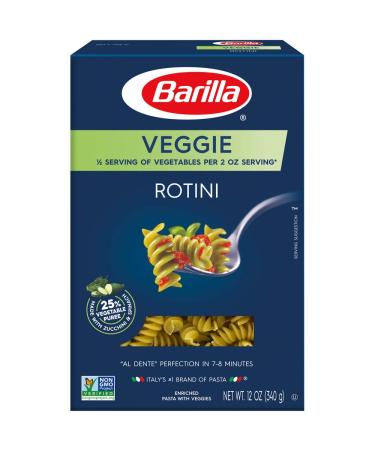 Barilla Veggie Pasta, Rotini, 12 oz