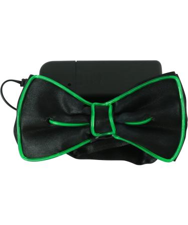 Shop Ausolee Luminous LED Suspenders & Bow Tie Set for Men - Perfect for Music Festivals & Halloween - Purple - Buy Online on SooperMarket.com