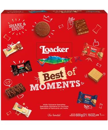 Loacker Best of Moments Assortment 12 Flavours Individually Wrapped 600g - Buy Online on SooperMarket.com