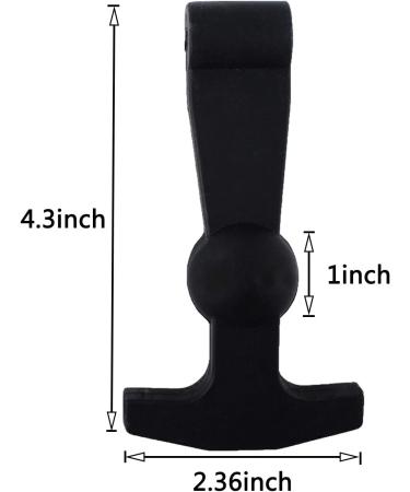 2 Pack Cooler Latch Replacement for Yeti & RTIC Coolers - Premium Durable Rubber T-Latches - Buy Online on SooperMarket.com