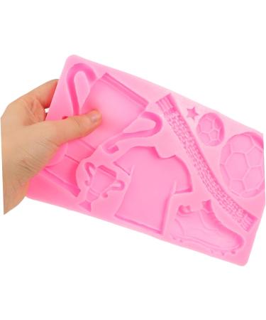 STOBOK Silicone Baking Mold Sports Shoes Sports Ball Theme Mold Soft Cake Mold Supple Fondant molds Chewing Gum Trophy aldult Decorate Football kit Chocolate Adult molds - Buy Online on SooperMarket.com