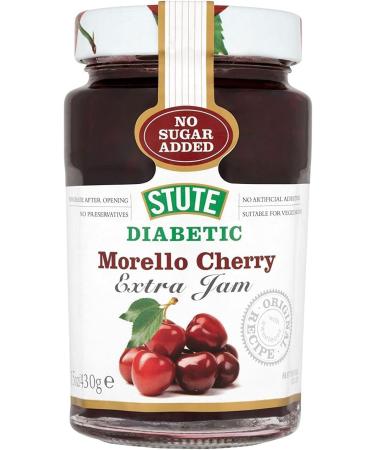 Stute Jam Selection - Handpick Your Favourite Flavours | Low Sugar High Taste | Apricot Blackcurrant Morello Cherry | Diabetic-Friendly Jams for Healthier Treat | 5 Pack - 430g Each - Buy Online on SooperMarket.com