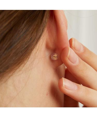 14K Gold Silicone Earring Backs - Hypoallergenic & Secure Replacement for Studs - Comfortable & Safe - Buy Online on SooperMarket.com