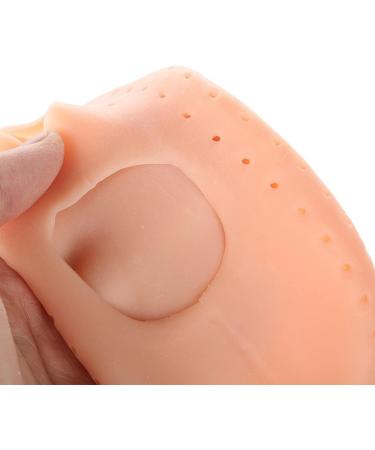 Silicone Socks Gel Moisturizing Socks Foot Anti-Cracking Protector Foot Care Tool Prevention Socks Relieve Plantar Fasciitis Pain Heel Bone Spur Pain Soften Dead Skin Dry Cracked Yellowish Pink M - Buy Online on SooperMarket.com