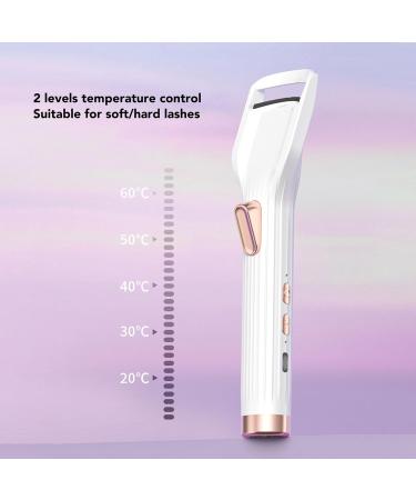 Electric Eyelash Curler Blower Heated Eyelash Curler 300mAh Battery Fast Heating for Makeup - Buy Online on SooperMarket.com