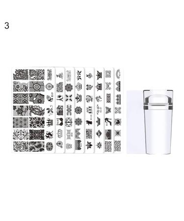 Shop Hislaves 1 Nail Plate DIY - Premium Steel Nail Stamping Set for Flawless Designs | International Shipping Available - Buy Online on SooperMarket.com
