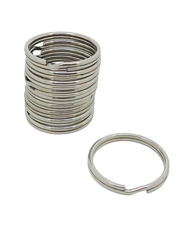 Scuba Choice Diving 38mm Stainless Steel 0.23mm Split Ring for BCD Attachment 10-Piece Pack