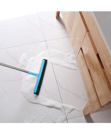 Adjustable Professional Floor Squeegee with 50 Handle - Ideal for Garage, Tile, Shower, and Hair - Foam Water Wiper - Buy Online on SooperMarket.com