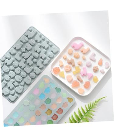 2pcs Chocolate Silicone Mold Silicone Jelly Mold Muffin Chewing Gum Candle Molds Silicone Soap Molds Cupcake Baking Pan Rubber Candy Molds Biscuit Cartoon Silica Gel Chocolate Mold 23.2X12.9X1.1CM Random Color - Buy Online on SooperMarket.com