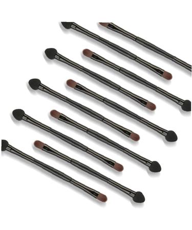 TOSSPER 10Pcs Eye Shadow Sponge Brushes - Dual Sided Makeup Applicator with Long Handle | Perfect Eyelash Cosmetic Tool for Flawless Application - International Shipping Available - Buy Online on SooperMarket.com