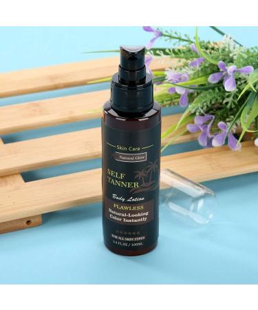 Self Tan Body Cream 100ML Self Tanner Longlasting Moisturizing Sunless Tanning Lotion Body Cream Sunbed Tanning Accelerator Cream Sunless Tanning Lotion - Buy Online on SooperMarket.com