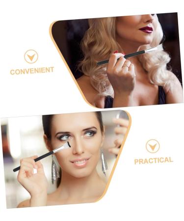 PLAFOPE Fish Tail Brush Highlighter Blush Brush Nose Contour Brushes Nose Makeup Tool Nose Makeup Brush Nose Contour Makeup Brush Blush Makeup Brush Makeup Brush for Nose Makeup Brushes 18.50X1.00X1.00CM Black - Buy Online on SooperMarket.com