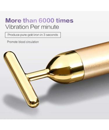 GOODYBUY 24K Gold Beauty Bar - Electric 2-in-1 Face Massager for Lift and Tightening - Buy Online on SooperMarket.com