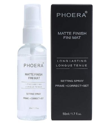 AQUAPURITY Phoera Makeup Setting Spray 3 In 1 Fixer  Primer & Corrector Matte Finish  Makeup Sealer Spray Long Lasting16Hr Wear Face Make Up Foundation Light Weight Beauty Blender