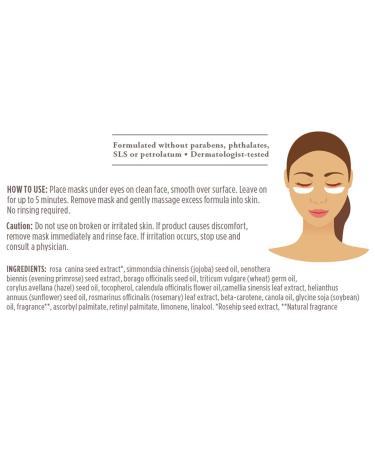 Burt's Bees Rejuvenating Eye Mask - Single Use Hydration & Refreshment - Buy Online on SooperMarket.com