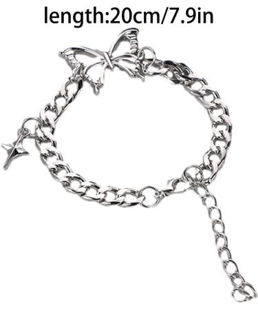 Shop Stylish OralGos Fashion Butterfly Bracelet - Adjustable Hand Chain Jewelry Gift for Family - Buy Online on SooperMarket.com